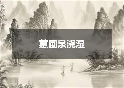 蕙圃泉浇湿