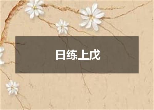 日练上戊