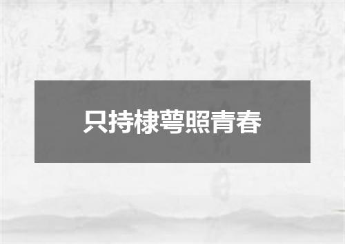 只持棣萼照青春