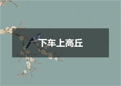 下车上高丘