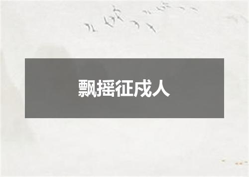 飘摇征戍人