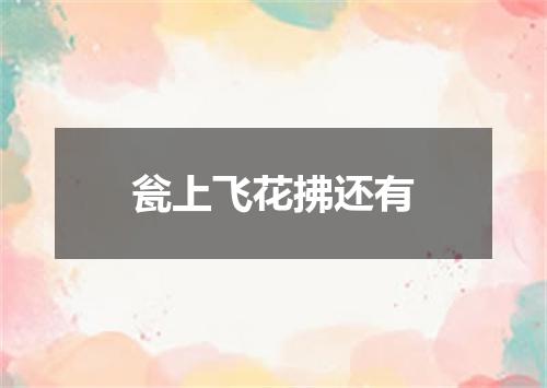 瓮上飞花拂还有