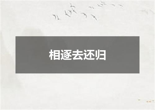相逐去还归