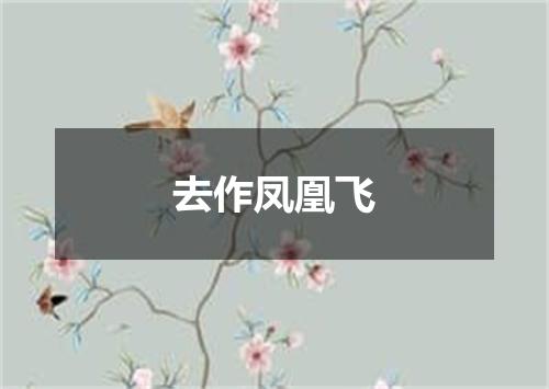 去作凤凰飞