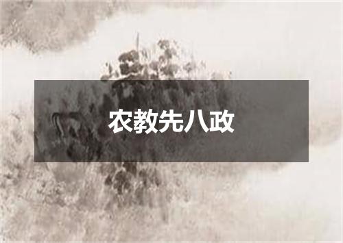 农教先八政