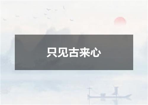 只见古来心