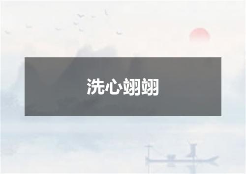 洗心翊翊