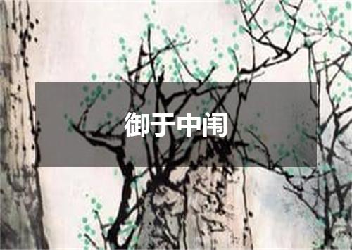 御于中闱