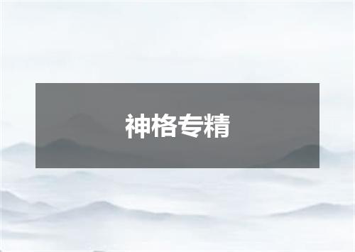 神格专精
