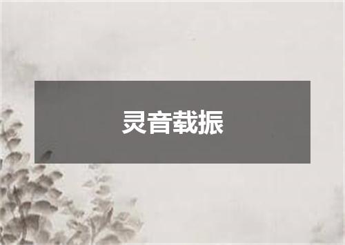 灵音载振