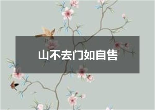 山不去门如自售