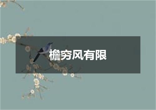 檐穷风有限