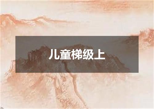 儿童梯级上