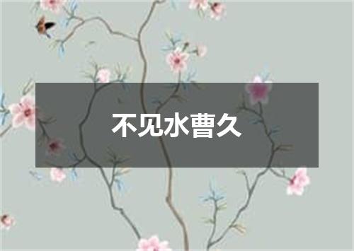 不见水曹久