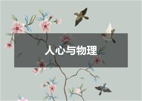 人心与物理