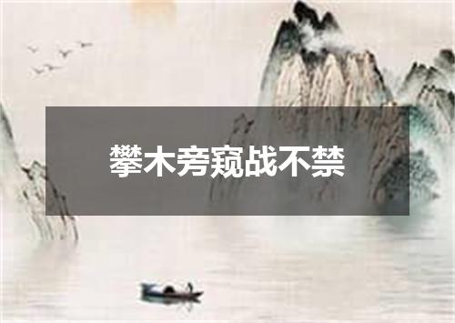 攀木旁窥战不禁