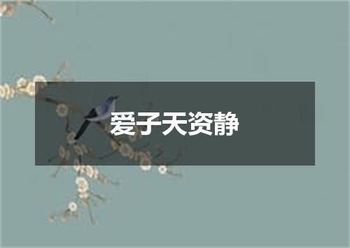 爱子天资静