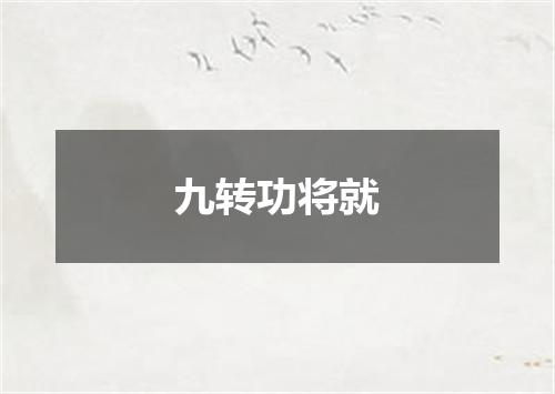 九转功将就