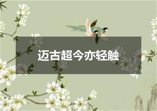 迈古超今亦轻触