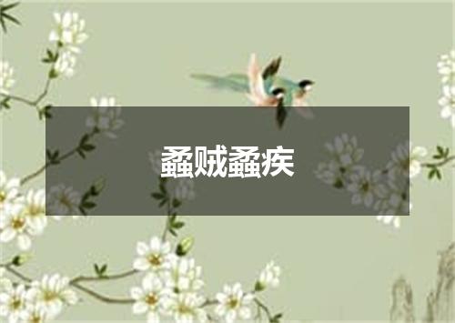 蟊贼蟊疾