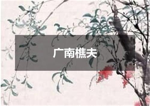 广南樵夫
