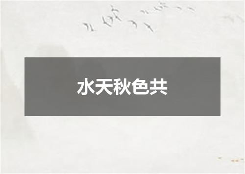 水天秋色共