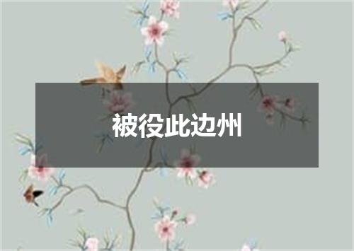 被役此边州