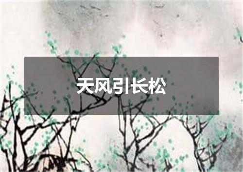 天风引长松