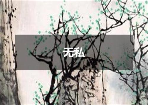 无私