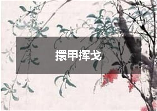 擐甲挥戈