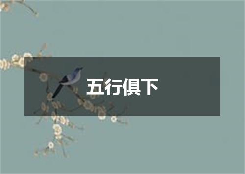 五行俱下