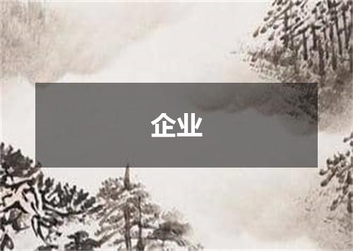 企业