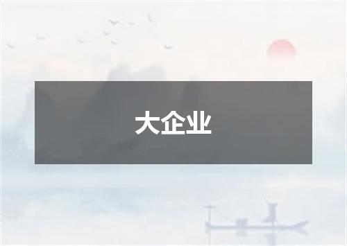大企业