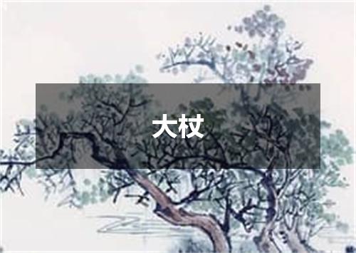 大杖