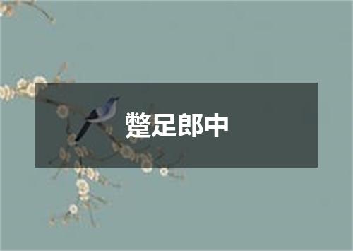 蹩足郎中