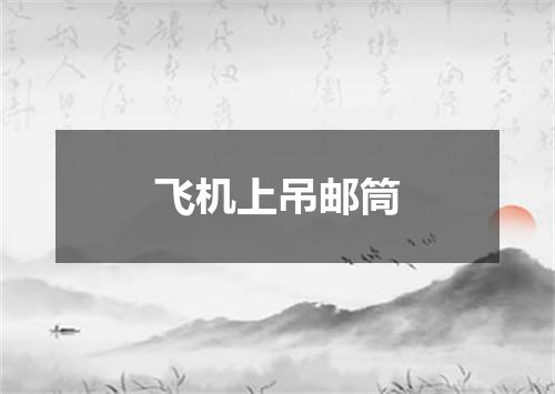 飞机上吊邮筒