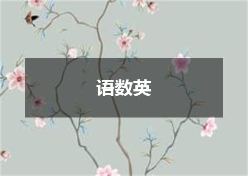 语数英