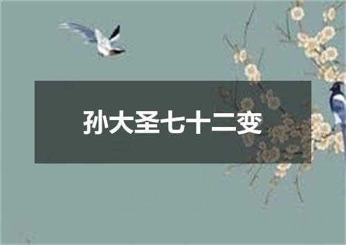 孙大圣七十二变