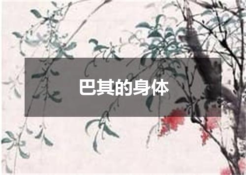巴其的身体
