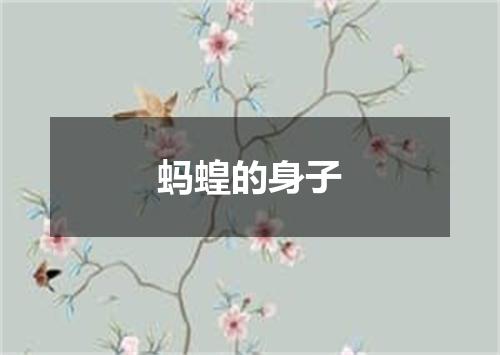 蚂蝗的身子