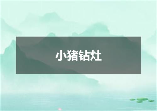 小猪钻灶