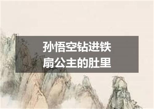 孙悟空钻进铁扇公主的肚里