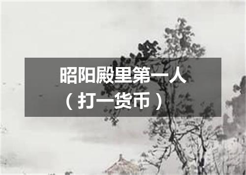 昭阳殿里第一人（打一货币）
