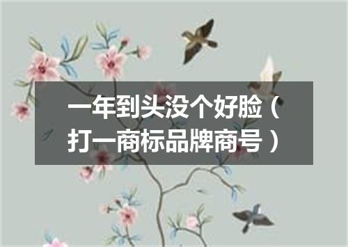 一年到头没个好脸（打一商标品牌商号）