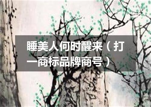 睡美人何时醒来（打一商标品牌商号）