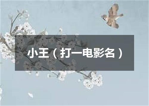 小王（打一电影名）