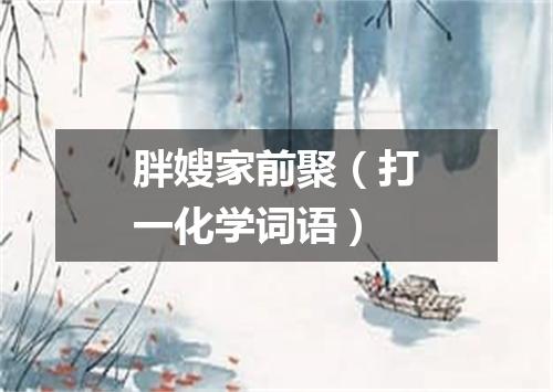胖嫂家前聚（打一化学词语）