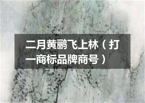 二月黄鹂飞上林（打一商标品牌商号）