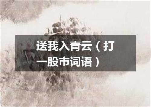 送我入青云（打一股市词语）
